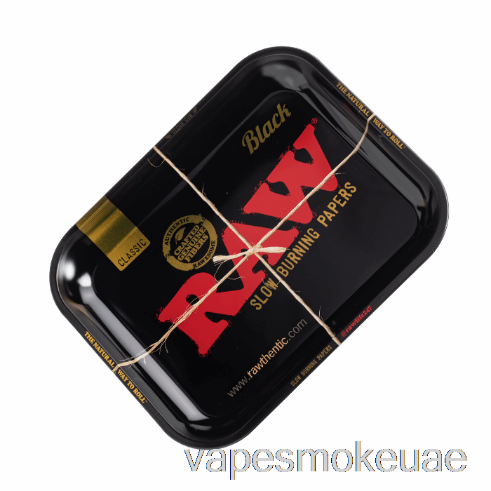 صواني لف معدنية كبيرة الحجم من Vape Uae باللون الأسود